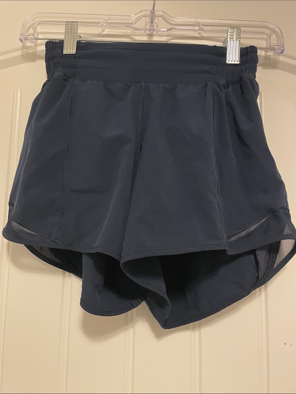 Lululemon Navy Blue Hotty Hot Shorts